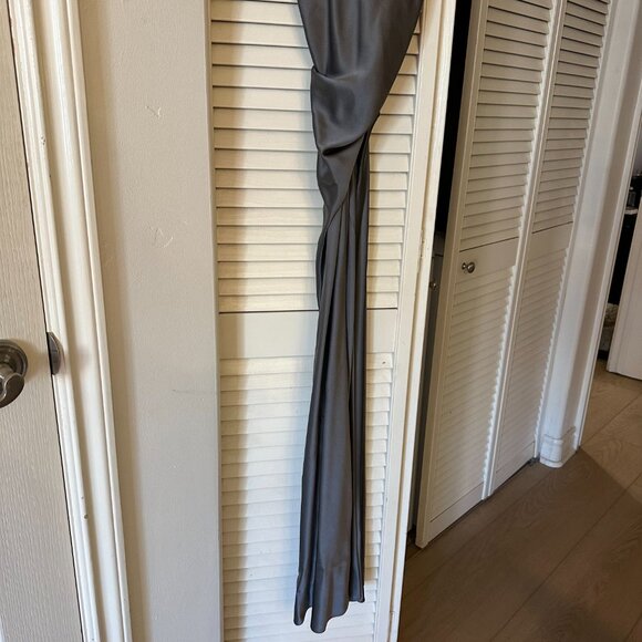 Reformation - Grey - Casette Silk Dress - 0 - Picture 8 of 13